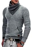 KOMFORTABEL: Dieser Pullover ist dank seiner qualitativ hochwertigen und weichen Materialqualität super angenehm zu tragen. Der Strickpullover macht bequeme, stilsichere und legere Looks zum Klacks. Ob mit Jeans, Chino oder Shorts, DANE ist ein