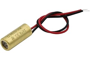 Laserfuchs crosslaser, red, 650nm, 45°, 3-12V DC, Ø9x20 mm, focus 100mm, class 1 - 70109382