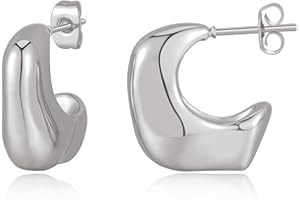 ARTSKIN Orecchini Dupes, Chunky per donne, orecchini a goccia per donne, leggeri Waterdrop Hollow Open Hoops, orecchini ipoallergenici per donne e ragazze