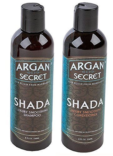 Argan Secret Shada Combination pack of Sulphate Free Shampoo 236ml and Luxury Smoothing Conditioner 236ml