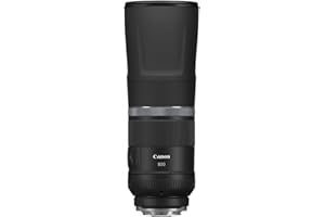 Canon Objetivo Canon RF 800 mm F11 IS STM - Lente Teleobjetivo, Ideal para captar Detalles Lejanos, Tamaño revolucionario, Nítido con estabilizador óptico 4 Pasos, Compatible con Sistema EOS R, Negro