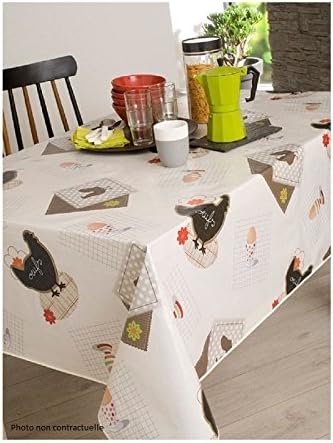 OILCLOTH TABLECLOTH 140 x 300 cm Egg Casserole Dishes