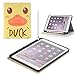 Produktbild 9.7-Zoll iPad Hülle, iPad Schutzhülle Karikatur-Kasten Flip PU-lederner intelligenter Schirm-Schutz-Abdeckung mit Kartensteckplatz und Stiftsteckplatz Smart Case, Licht und Dünn Cover mit Ständer Funktion für 9.7" iPad air/iPad air 2/iPad 2017/2018 new iPad