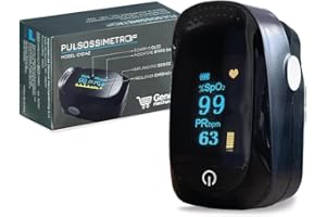 GENERAL MERCHANDISING Saturimetro da dito professionale | Letture Immediate Ossimetro | Saturazione di Ossigeno