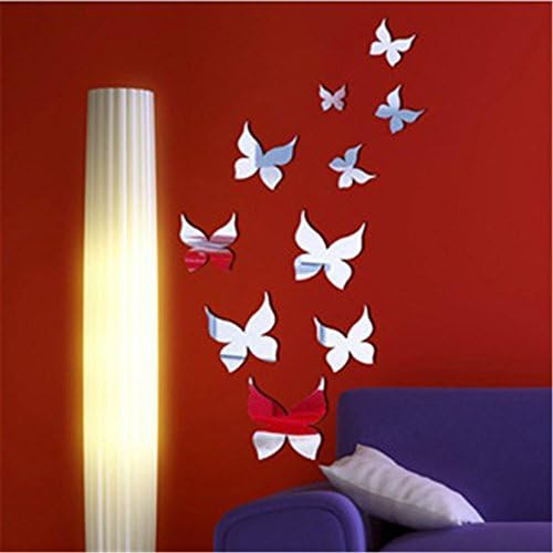 Acrylic Mirror Stereo Wall Stickers Living Room TV Walls Corner Wall Stickers Wedding Clips Bedroom Bedroom Butterfly