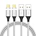 Produktbild KAIBO Magnetisches Micro USB Kabel [2Stück, 1m] Nylon Magnet Micro USB Ladekabel Schnellladekabel und Datenkabel für Android Samsung S7/ S6/ S5/ J7/ Note5, Huawei, Nexus, Moto, Nokia, Kindle, Echo Dot