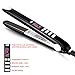Professional Nano-Titanium Flat Iron 176F-450F with One-Button Temp Setting, 1-Inch, Black