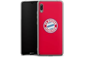 DeinDesign Coque Compatible avec Huawei Y6 (2019) Étui Housse FC Bayern Munich FCB Logo