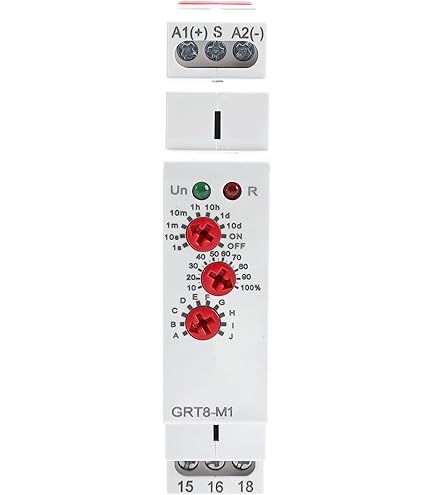 Time Relay, GRT8-B1 Mini Power Off Delay Time Relay Timer Relay DIN Rail Type, AC 220V - View #12