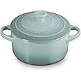 Le Creuset Stoneware Mini Round Cocotte, 24 oz., Sea Salt