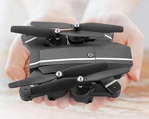 HIF Folding Fixed High Aerial Photography Uav Wifi Map Transmission Four-Axis Aircraft Aviation Remote Control Aircraft,Black,30-50CM