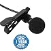 Captcha Professional Mini Lavalier Lapel Microphone 3.5mm Omni directional Condenser Clip On Noice Cancelling Lav Mic- Black RS.385.00