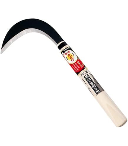 Japanische Gartensichel Von Hounen - SK3 Stahlklinge Für Unkraut & Grasschneiden