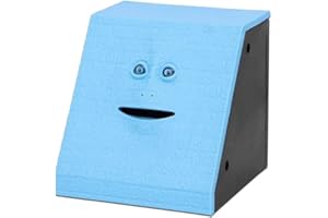 Youngine Moneta della banca della banca della novità che mangia il risparmio Banca dei soldi di risparmio della raccolta della banca Piggy (Mattone blu)