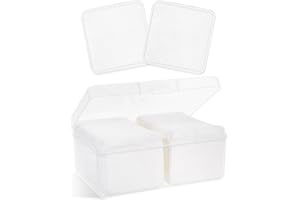 Qianyu 100 Stück Wattepads Abschminkpads Hypoallergen Baumwollwattepads Make up Entferner Pads zum Gesicht,Augen Sauber