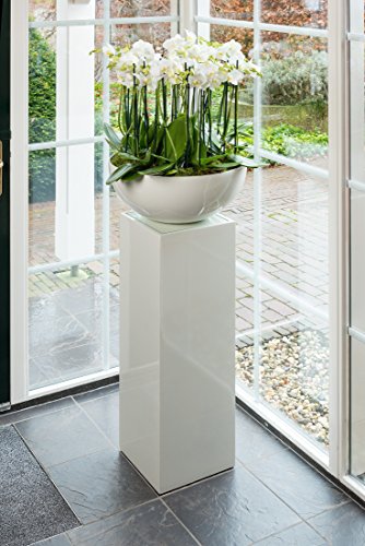 Art en Vogue Säule Square, Hochglanzoptik, Glossyweiß, 30x120cm - 2
