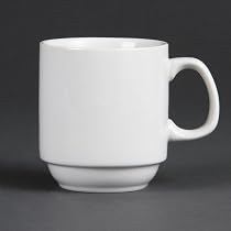 Olympia Athena Soucoupes 145mm (lot de 24), porcelaine blanche, convient aux tasses CC201, GG870 et CC200, résistantes aux éclats, passent au micro- ondes/lave-vaisselle, CC202 Olympia Athena Soucoupes 145mm (lot de 24), porcelaine blanche, convient aux tasses CC201, GG870 et CC200, résistantes aux éclats, passent au micro- ondes/lave-vaisselle, CC202