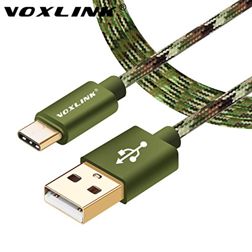 USB-C-Kabel,VOXLINK 3er-Pack 2m USB-C auf USB A (Typ C zu Typ A) C-Kabel USB-Typ für OnePlus 3, HTC 10, LG G5, Lumia 950, New MacBook und mehr,3 Farben - 5