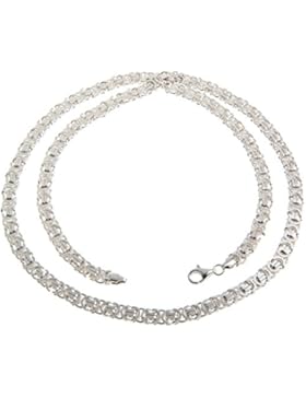 6mm Königskette, flach - echt 925 Silber, Länge von 40-100cm wählbar