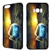 Produktbild Handyhülle Fantasy SAMSUNG Silikon Dampflok Ballon Science Fiction Animation HD, Handy:Samsung Galaxy S8, Hüllendesign:Design 3 | Silikon Schwarz
