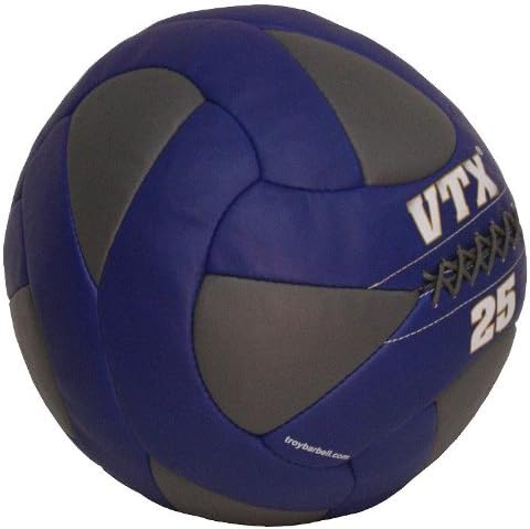 VTX by Troy Barbell PWB-025 Leather 25 lb Wall Ball, One Size