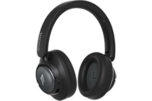 1MORE HQ31 Auriculares supraaurales, audífonos híbridos con cancelación Activa de Ruido con Audio de Alta resolución, Tiempo de reproducción de 90 Horas, diseño Plegable, Modo con Cable Disponible