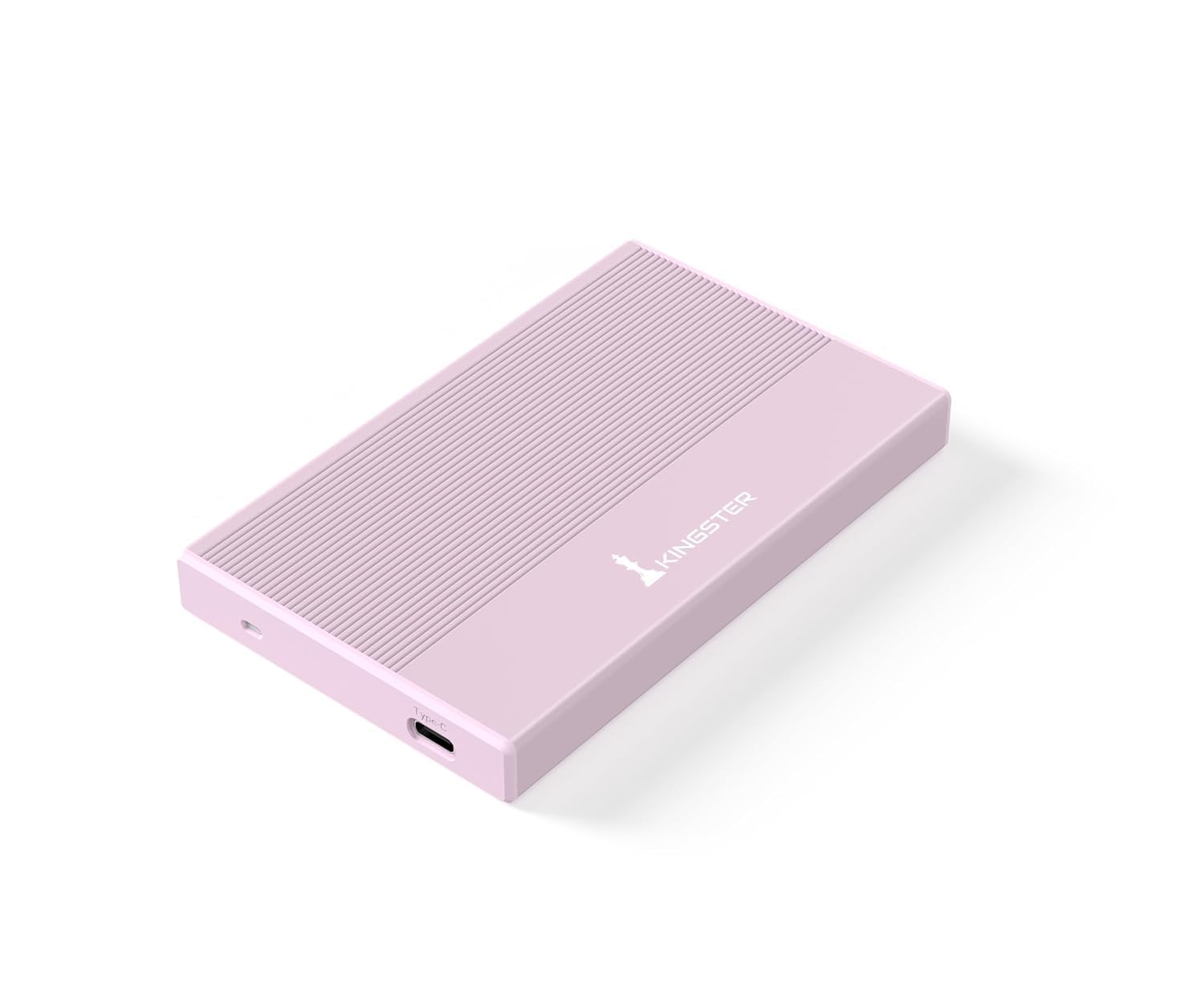 KINGSTER'S Ultra Slim Portable External Hard Drive HDD USB 3.0 for PC Laptop Mac PS4 Xbox One Android Linux Plug and Play High-Speed Data Transfer 2.5 Inch External Hard Disk Drive (Pink, 1, TB)