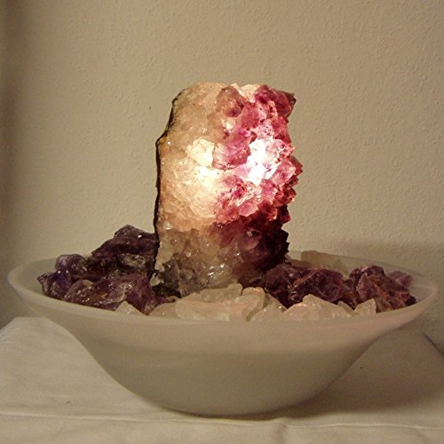 Home Trends and More Amethyst Quellsteinbrunnen - Zimmerbrunnen, 2-3 kg