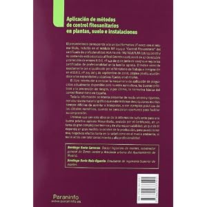 Aplicación de métodos de control fitosanitarios en plantas, suelo e instalaciones (Cp - Certificado Profesionalidad)