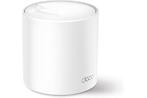 TP-Link Deco X50(1-Pack) AX3000 Whole Home Dual Band Mesh Wi-Fi 6 System, WiFi Router, AI-Driven, Coverage up to 2500ft², Connect up to 150 Devices, Easy Setup, Alexa and Google Home Compatible