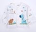 WANGSAURA Baby Infant 5pcs Cotton Clothing Set (Cap+Bib+Pajamas Suit+Pants)Newborn Caring Gift 0-3 Months (Blue)