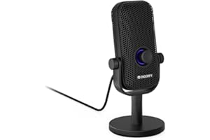 ENDORFY Solum Voice S, Mikrofon für Streaming, Chatting und Podcast-Aufnahmen, RGB-Beleuchtung, USB Plug & Play, Tap-to-Mute-Button, GAIN-Regler, Nierencharakteristik | EY1B013, Schwarz