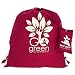 Multipurpose Save the Earth Drawstring Top Backpack Wine - Reusable Eco Friendly Cotton Shopping Bag RS.440.00