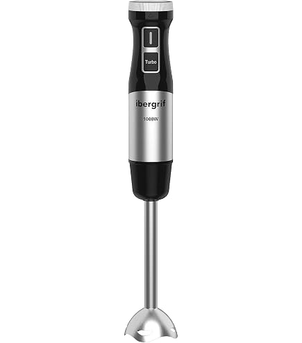 Taurus Robot 600 Plus Inox - Mixeur Plongeant 3 En 1 600W, 20 Vitesses + Turbo, Anti-Éclaboussures, Bol Hachoir, Fouet Et Bol Doseur