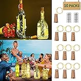 outdoor lighting for parties cheap [Romantische Zeit]: Niedrige Wärmeabgabe und umweltfreundliches Design Schöne und schöne LED Flaschen-Licht mit led flaschenlichterkette korken können eine romantische, ruhige und warme Atmosphäre schaffen, romantische Momente mit Familie und Freunden teilen.