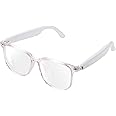 Tulbeys Smart Glasses for Women, Blue Light Filtering Lenses，Bluetooth 5.3, Audio & Mic, Intelligent Touch,Open-Ear Clear Sound, Remote Photography, Ultralight Comfortable Design for Reading Working.