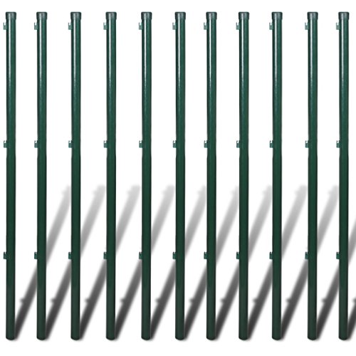 Maschendrahtzaun Set Maschendraht Komplettset Gartenzaun Zaunset 1,0 x 25 m - 6