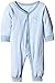 GANT Unisex Baby N,B, STRIPED COVERALL Footies, Blue (sea Blue 451), 0-3 Months (Manufacturer size: 50)