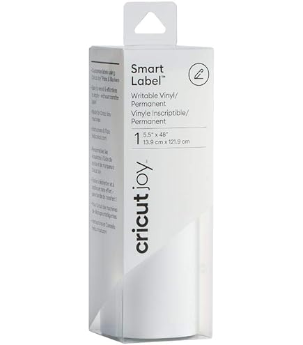 CRICUT Smart Etichetta Smart Scrivibile In Vinile Permanente | Nero | 0,9 M (3 Piedi) | Rotolo Di Vinile Auto Adesivo | Per L'uso Con Cricut Explore 3 E Cricut Maker 3