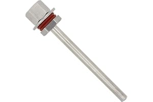 Otomatico 1/2 pollici – manicotto sommergibile in acciaio inox 304 regolazione rapida immersione di 30 50 100 200 300 400 500 mm per termocoppia birra homebrew (150 mm)