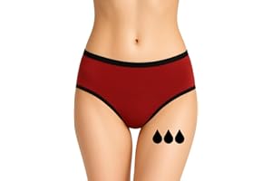 NOBLOOD Bragas Menstruales absorbentes = 2 tampones - Lavables - Algodón - Ecológicas - Menstruación - Bragas de reglas Flujo Periódico de moderado a abundante - Incontinencia - Protección de Fugas de Orina