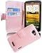 Produktbild HTC ONE X / X+ Hülle in ROSA von Cadorabo - Handyhülle mit Kartenfach für HTC ONE X / X+ Case Cover Schutzhülle Etui Tasche Book Klapp Style in ANTIK ROSA