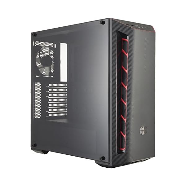 Cooler Master MasterBox MB510L - Caja de Ordenador PC ATX con Textura de Carbono, Entradas Aire, Panel Lateral…