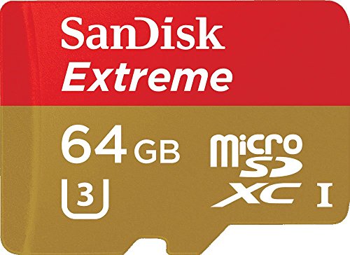 Tarjeta de Memoria SanDisk Extreme microSDXC DE 64 GB Adaptador SD con hasta 90 MB s Class 10 y U3 V30 Tarjeta de Memoria SanDisk Extreme microSDXC DE 64 GB Adaptador SD con hasta 90 MB s Class 10 y U3 V30