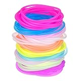 silikonarmband bedrucken 50 stück ★ Material: diese Geleearmbänder nehmen weiches und haltbares Silikonmaterial mit guter Qualität an; Größe: jedes Stück ist ca. 6 cm Durchmesser und 3 mm Dicke