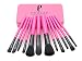 Foolzy Pink Set of 12 Professional Makeup Brushes Kit (BR-3) RS.649.00