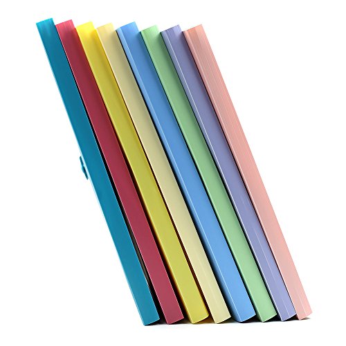 Folder Zhi Jin de 5  bolsillos y pesta  as Candy tama  o A4  carta  carpeta clasificadora estilo acorde  n con clip de bot  n  color rosa