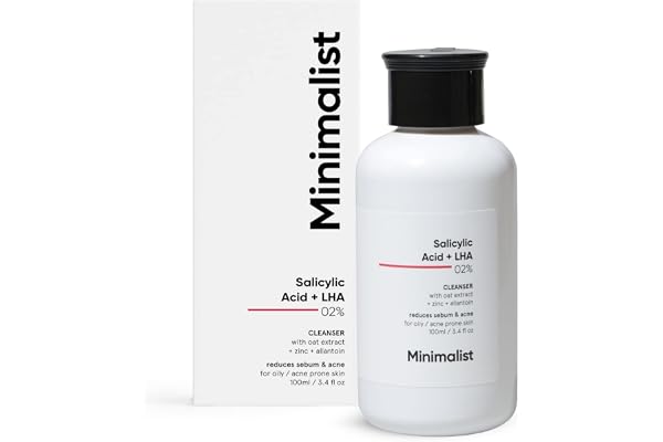 Minimalist Anti-Acne Salicylic Acid 2% Face Wash For Oily & Acne Prone Skin | With LHA for Pore Cleansing, Oil Control & Sebu