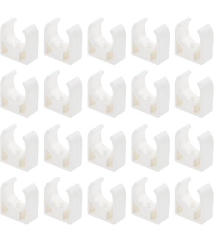 Sourcing Map 10 Staffe Di Montaggio In Plastica Per Motori DC Da 20 Mm, Per Motori Serie 130/140/180, Foro 5,4 Mm