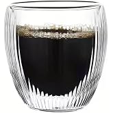 &Ccedil;ift Cidarlı Cam, Kahve, Latte, Espresso, Meşrubat, Su Bardağı, 250 ML, Su Bardak, 1 Adet, 12321
